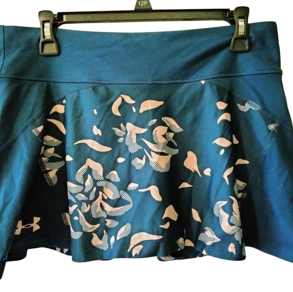 Under Armour Women's Floral Blue Mini Skirt